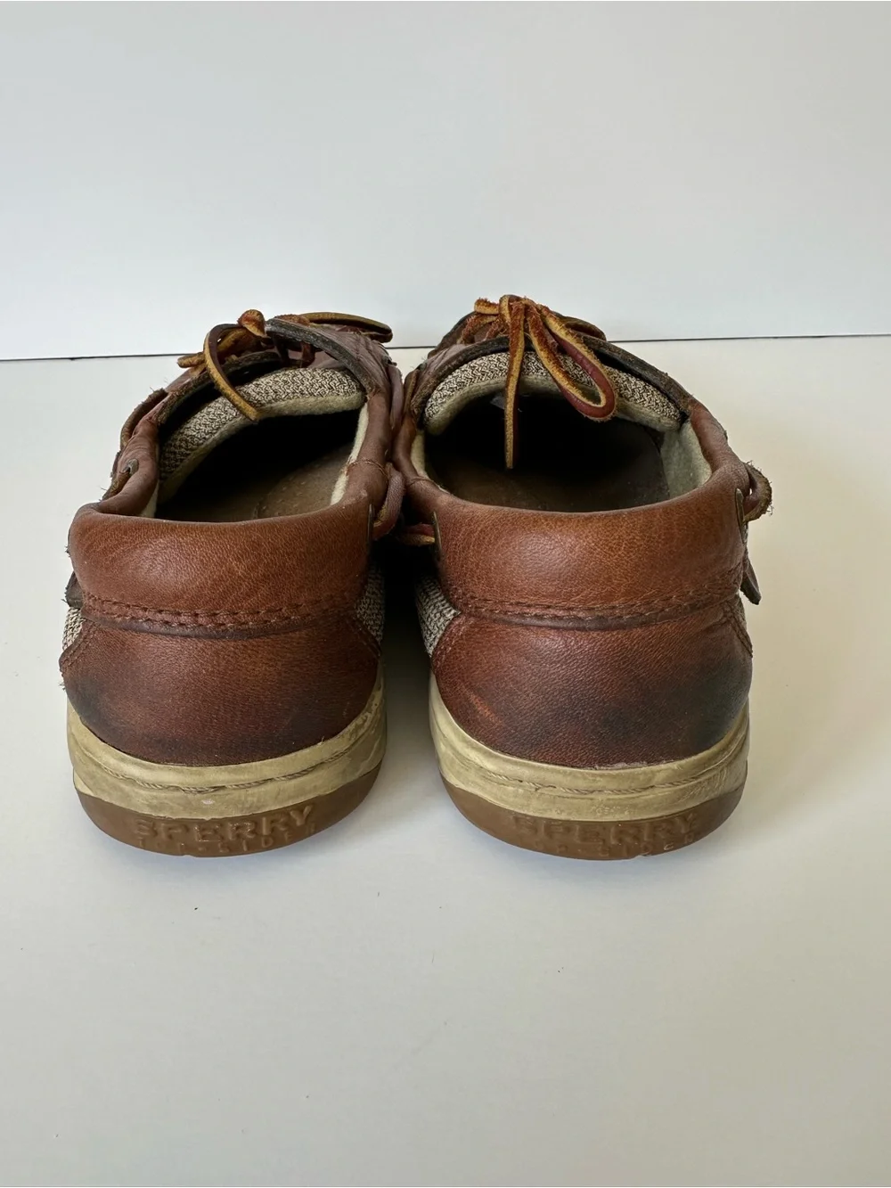 Women’s Sperry Top-Sider Leather Boat Shoes 7.5M